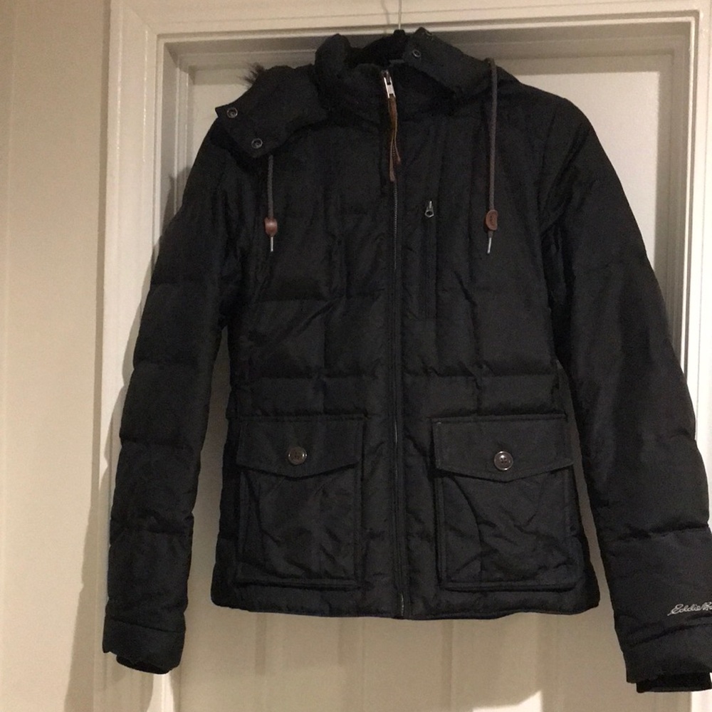 Eddie Bauer Black Yukon Coat